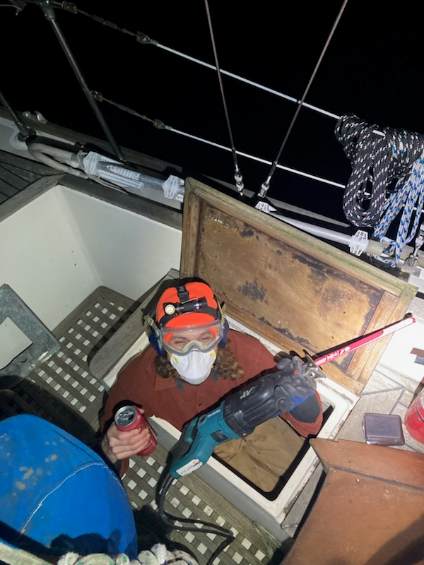 Living aboard quickly taught me how to participate in, and rely on, a community. I couldn't have gotten my old water heater out of its nook behind the engine if a friend hadn't offered to cut it apart with a Sawzall while it was still in the boat.