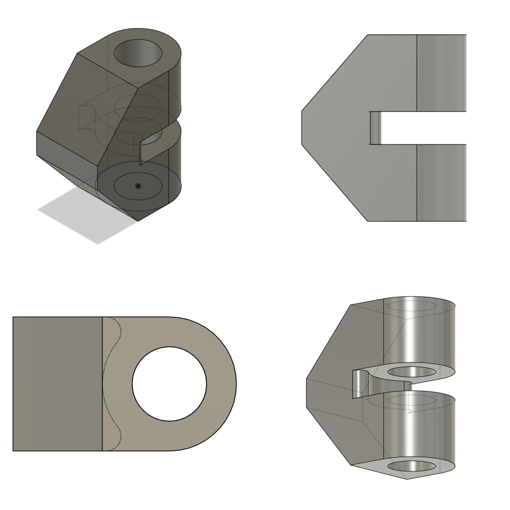 The camera bumpers prevent damage to the camera in the event of a head-on crash.