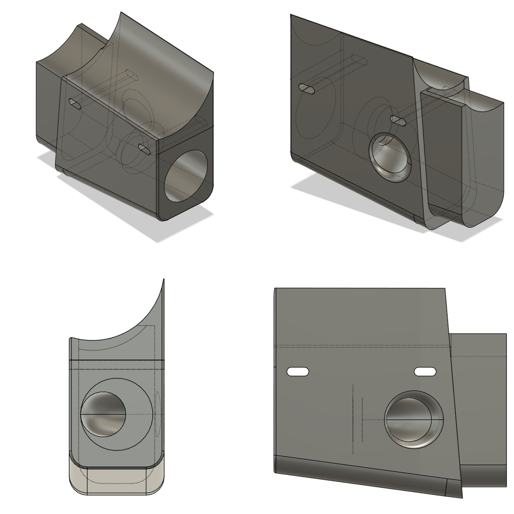 The rear turn signals are 3D printed with some standard little LED marker lights found on eBay. The new rear shocks were necessary for ride quality and safety. The leather grip tape on the tail hoop just looked nice.